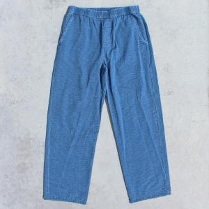 EDWIN　ET2144 Indigo Easy Pants インディゴ イージーパンツ 藍染 シアサッカー　風通しの良いシルエット　Lサイズ 256 INDIGO　送料無料！｜redwood