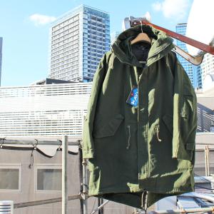 KAVU カブー Hooded KV-65 3WAY フーデッド KV-65 3ウェイ仕様 3スタイル パーカ シェル コート MILITARY ミリタリー 防寒 WINTER 冬物 Khaki M-L 送料無料！｜redwood