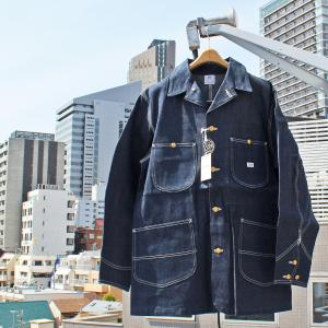 Lee "THE ARCHIVES"　LM6512 91-J 1940S LOCO JACKET ロコ ジャケット　DENIM COVERALLS デニム カバーオール 日本製　89 NOWASH 未洗い 40-42　送料無料！｜redwood