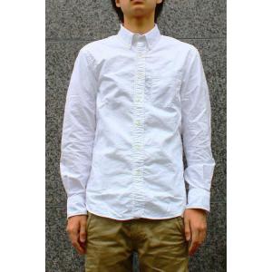 New England Shirts Company (ニューイングランドシャツカンパニー) / 別注オックスフォード B.D シャツ 長袖 (WHITE)｜redwood