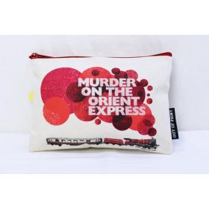 アウトオブプリント OUT OF PRINT / ジップ ポーチ Zip Pouch 『MURDER ON THE ORIENT EXPRESS (オリエント急行殺人事件)』 アガサ・クリスティ 1934年出版｜redwood