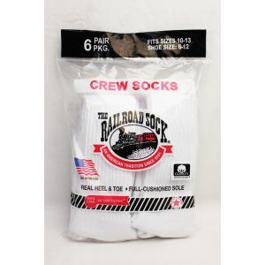 RAILROAD SOCK　&quot;MADE IN U.S.A.&quot; 6070 6P CREW WORK S...