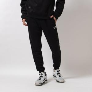 【リーボック公式】スモールロゴ ジョガーパンツ / REEBOK IDENTITY SMALL LOGO FT JOGGER （ブラック）｜reebok