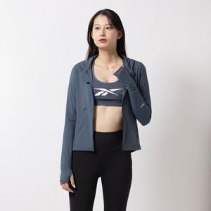 【リーボック公式】アクティブ コール ドリームブレンド フルジップトップ / ACTIV COLL DREAMBLEND FZ （グレーブルー）｜reebok