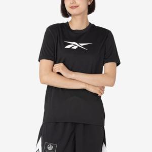 【リーボック公式】ロゴ トレーニング Tシャツ / CASIDY CORE SS TOP （ブラック...