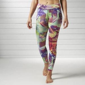 リーボック ウェア ボトムス　Reebok 【中村アン着用モデル】ワンシリーズ グラフィック タイツ