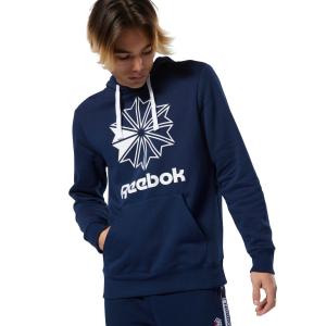 セール価格 返品可 リーボック公式 パーカー Reebok CL ビッグロゴ フーディー