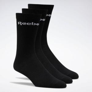 【リーボック公式】アクティブ コア クルー ソックス 3足組 / Active Core Crew Socks 3 Pairs （ブラック）