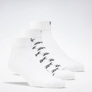 【リーボック公式】クラシックス アンクル ソックス 3足組 / Classics Ankle Socks 3 Pairs （ホワイト）｜reebok