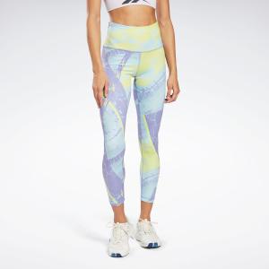 セール価格  リーボック公式 タイツ Reebok ワークアウト レディ プリンテッド レギンス / Workout Ready Printed Leggings