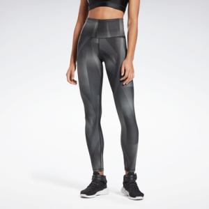 セール価格  リーボック公式 タイツ Reebok Lux ボールド ハイライズ ベクターブロックタイツ / Lux Bold High-Rise Vector Block Tights