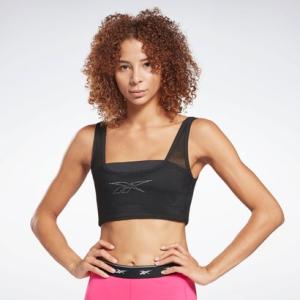 セール価格  リーボック公式 スポーツブラ Reebok スタジオ メッシュ スポーツブラ / Studio Mesh Sports Bra