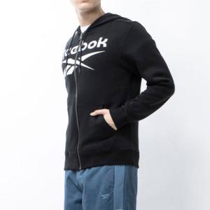 期間限定SALE 02/04 17:00〜02/07 16:59  リーボック公式 パーカー Reebok トレーニング エッセンシャルズ ビッグ ロゴ フルジップ フーディー / Trai
