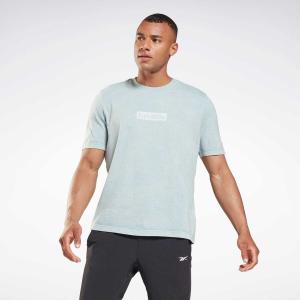 セール価格 返品可 リーボック公式 半袖Tシャツ Reebok 【2021秋冬】レズミルズ ナチュラルダイ ベクター Tシャツ / Les Mills Natural Dye Vector T-Shirt