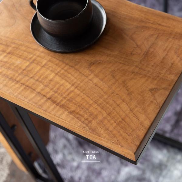 サイドテーブル ベッド ナイトテーブル コーヒーテーブル 机 置き台 飾り棚 無垢材 天然木 おしゃ...