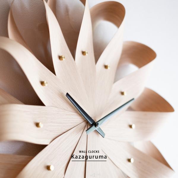 掛け時計 壁掛け時計 壁時計 曲木 おしゃれ 木 かわいい 静か 無音 ウォールクロック 北欧 モダ...