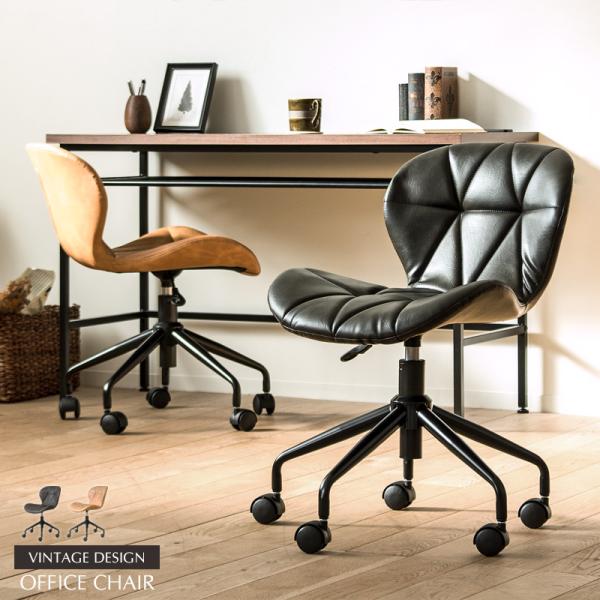 ワークチェア アンティークデザイン オフィスチェア 椅子 ヴィンテージデザイン デスクチェア キャス...