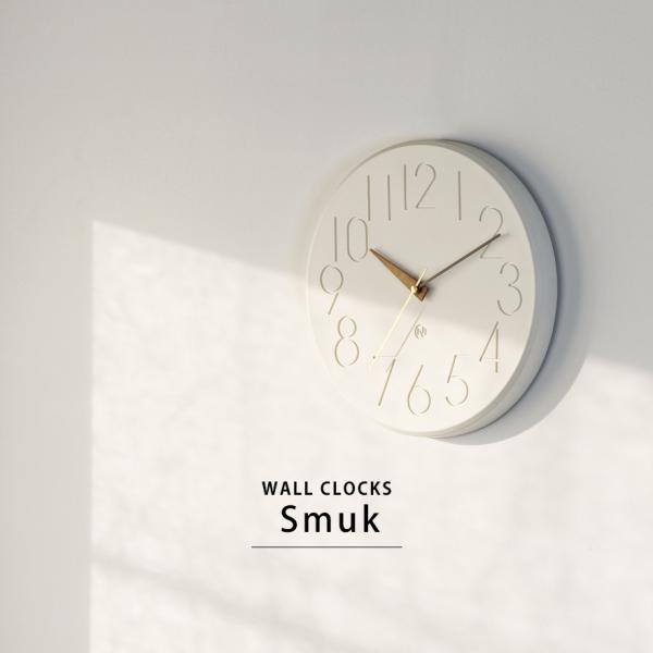 壁掛け時計 時計 おしゃれ かわいい スイープ 静か 無音 壁時計 ウォールクロック ホワイト 北欧...