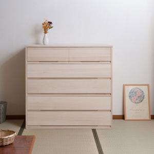 チェスト タンス 衣類収納 桐タンス 7段 日本製 完成品 幅100 消臭 