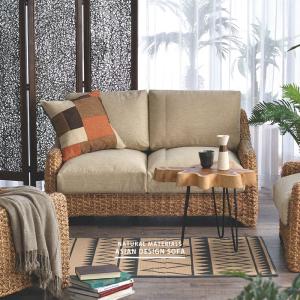 アジアン アバカソファ 三人掛け 3人掛けソファ ソファー バリ風