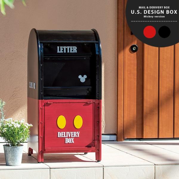 ミッキー 宅配BOX 宅配ボックス Mickey ディズニー グッズ メール ボックス ポスト 郵便...