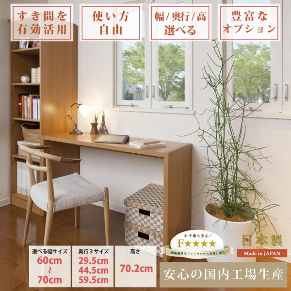 デスク 机 パソコン 平机 テレワーク 在宅 セミ パターン オーダー 理想 環境 1cm間隔 選べ...