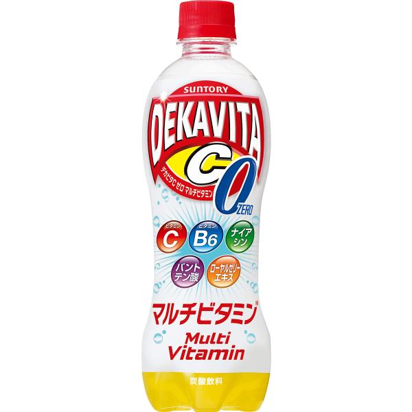 サントリー デカビタC ゼロ マルチビタミン500ml×24本