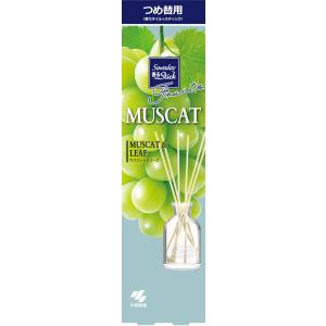 サワデー香るスティック フルーツ マスカット&amp;リーフ 芳香剤 部屋用 詰め替え用 70ml ルームフ...