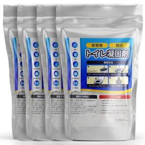 コフコライフ工房 800回分 4kg 凝固剤 高吸水性ポリマー 簡易トイレ 非常用 液体を固めて 高吸水性樹脂 抗菌 消臭 災害対策・防災グ