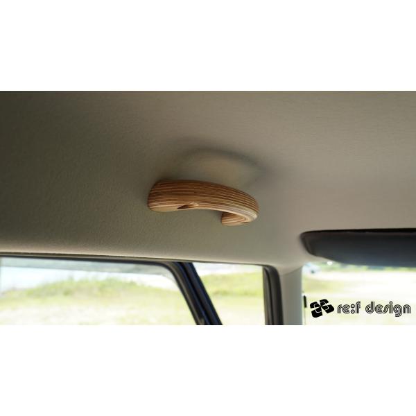 ジムニー/ジムニーシエラ　アシストグリップ　ウッド　JB64W/JB74W