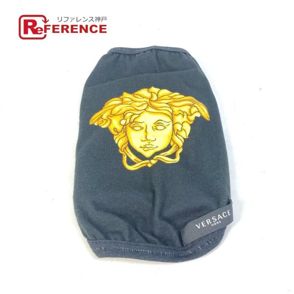 未使用 VERSACE ヴェルサーチ クリスタル メドゥーサ スモール ペット Tシャツ 犬 ドッグ...