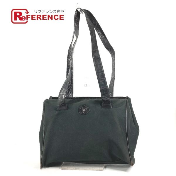 VERSACE ヴェルサーチ メデューサ 肩掛け ショルダーバッグ カバン ヴィンテージ トートバッ...