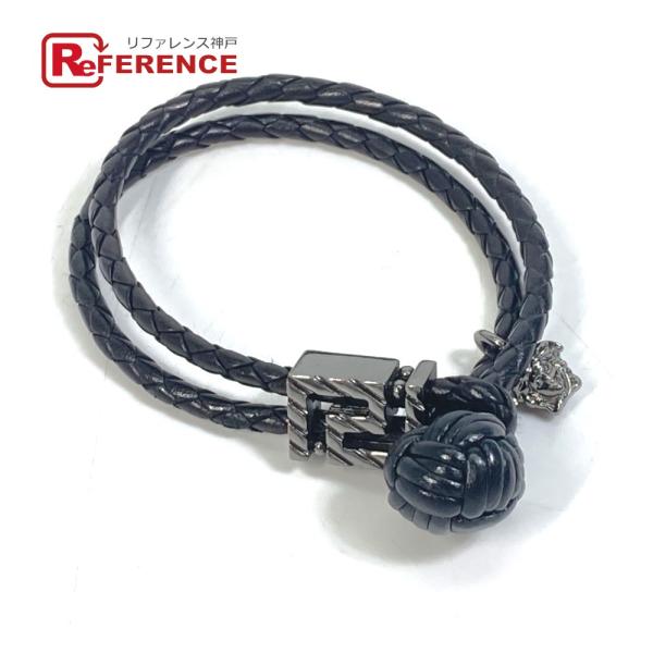 VERSACE ヴェルサーチ アクセサリー ロゴ メデューサ グレカ キルティング ブレスレット メ...