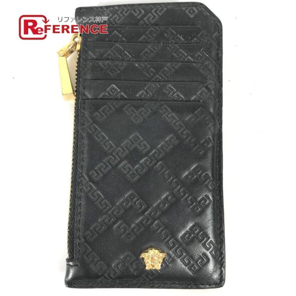 VERSACE ヴェルサーチ メデューサ フラグメントケース 財布 小銭入れ コインケース ブラック...