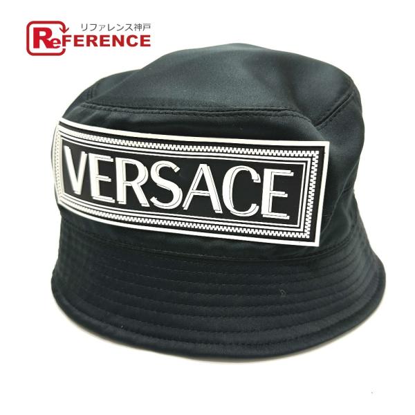 VERSACE ヴェルサーチ ラバー ロゴ  バケットハット ハット帽 帽子 バケットハット ボブハ...