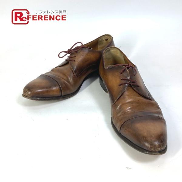 Berluti ベルルッティ ビジネスシューズ 革靴 レザーシューズ ブラウン メンズ【中古】