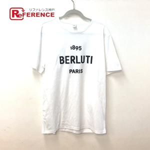 Berluti ベルルッティ ロゴ トップス アパレル 半袖Ｔシャツ コットン ホワイト メンズ【中古】未使用｜reference