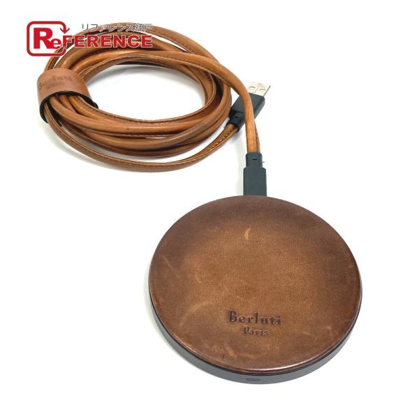 Berluti ベルルッティ 充電器 ネイティブユニオン ワイヤレス チャージャー 雑貨 レザー ブ...