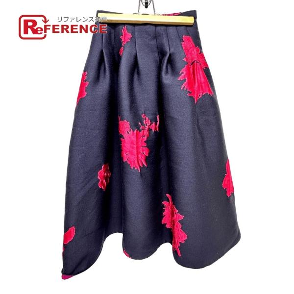 EFFE BEAMS エッフェ ビームス 刺繍 フラワー アパレル ボトムス ミモレ丈 フレア  ス...