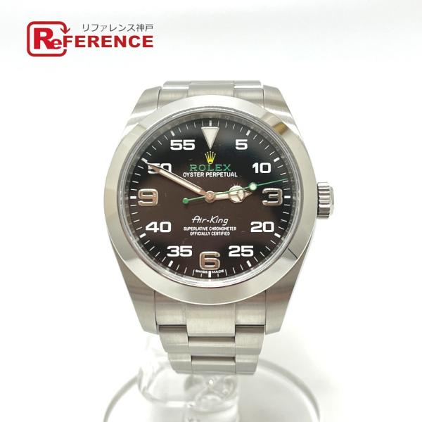 ROLEX ロレックス 116900 エアキング オイスターパーペチュアル 自動巻き 腕時計 シルバ...