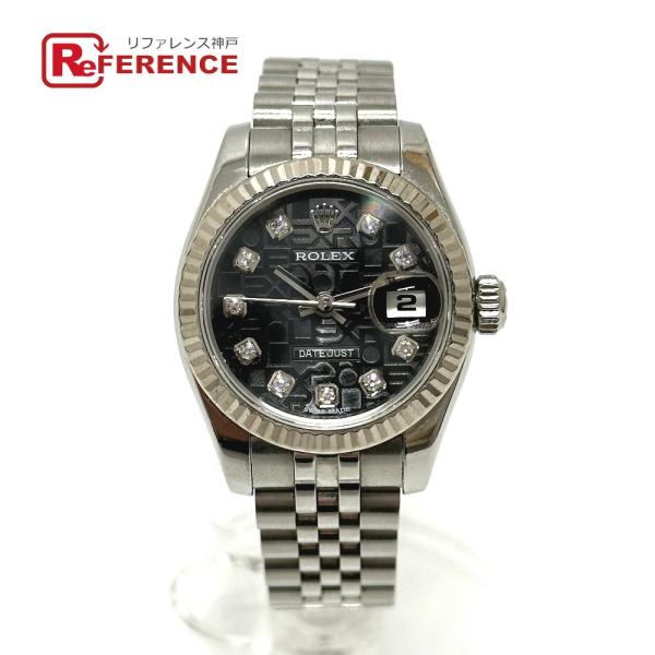 ROLEX ロレックス 179174G 10Pダイヤ コンピューター ランダム 自動巻き 腕時計 ホ...