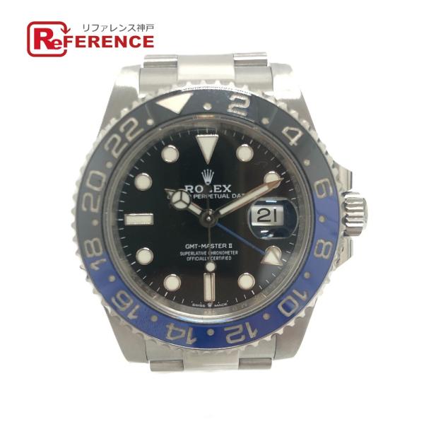 美品 ROLEX ロレックス 126710BLNR GMTマスターII 自動巻き オイスターブレス ...