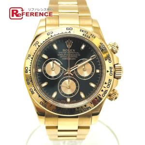 ROLEX ロレックス 116505 デイトナ クロノグラフ 自動巻き ランダム ブラック文字盤 腕時計 ピンクゴールド ゴールド メンズ【中古】