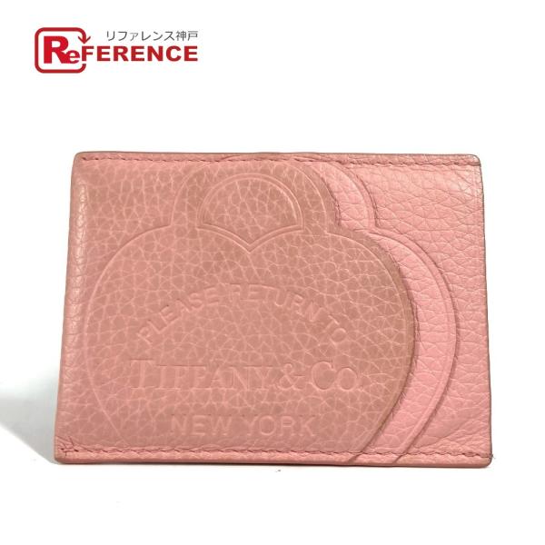 TIFFANY&amp;Co. ティファニー リターントゥハート 名刺入れ パスケース カードケース ピンク...
