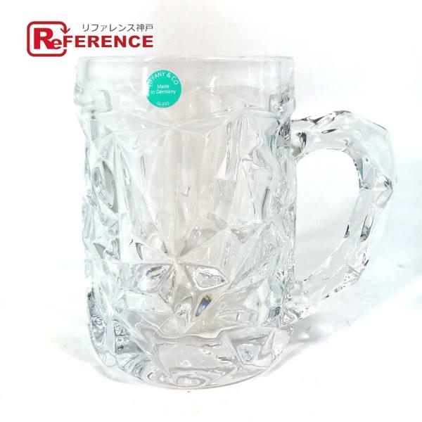 未使用 TIFFANY&amp;Co. ティファニー ビールジョッキ コップ 食器 グラス クリア ユニセッ...