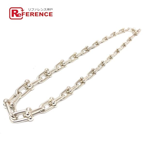 TIFFANY&amp;Co. ティファニー ハードウェア グラジュエイテッド リンク ネックレス シルバー...