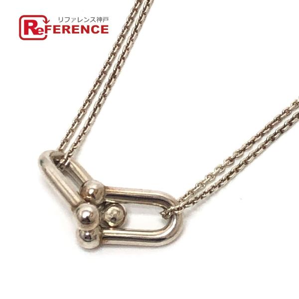 TIFFANY&amp;Co. ティファニー SV925 ハードウェア ダブルリンク ペンダント アクセサリ...