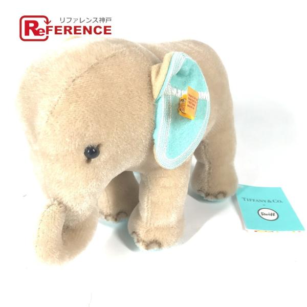 未使用 TIFFANY&amp;Co. ティファニー エレファント 象 ゾウ アニマル 人形 インテリア シ...