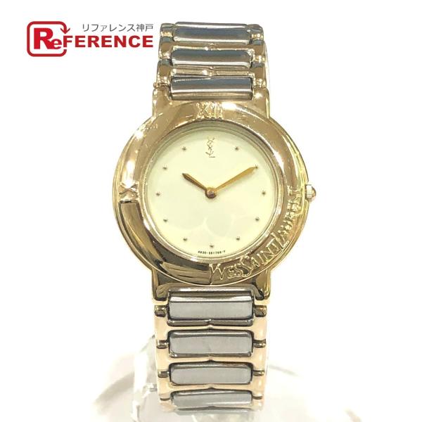 YVES SAINT LAURENT イヴ・サンローラン 4620-E60957 ラウンド 2針 Y...