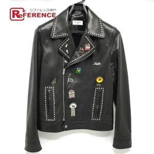 22年最新入荷 サンローラン 新品 Saintlaurent レザーブルゾン 本革 50 レザージャケット Alrc Asia